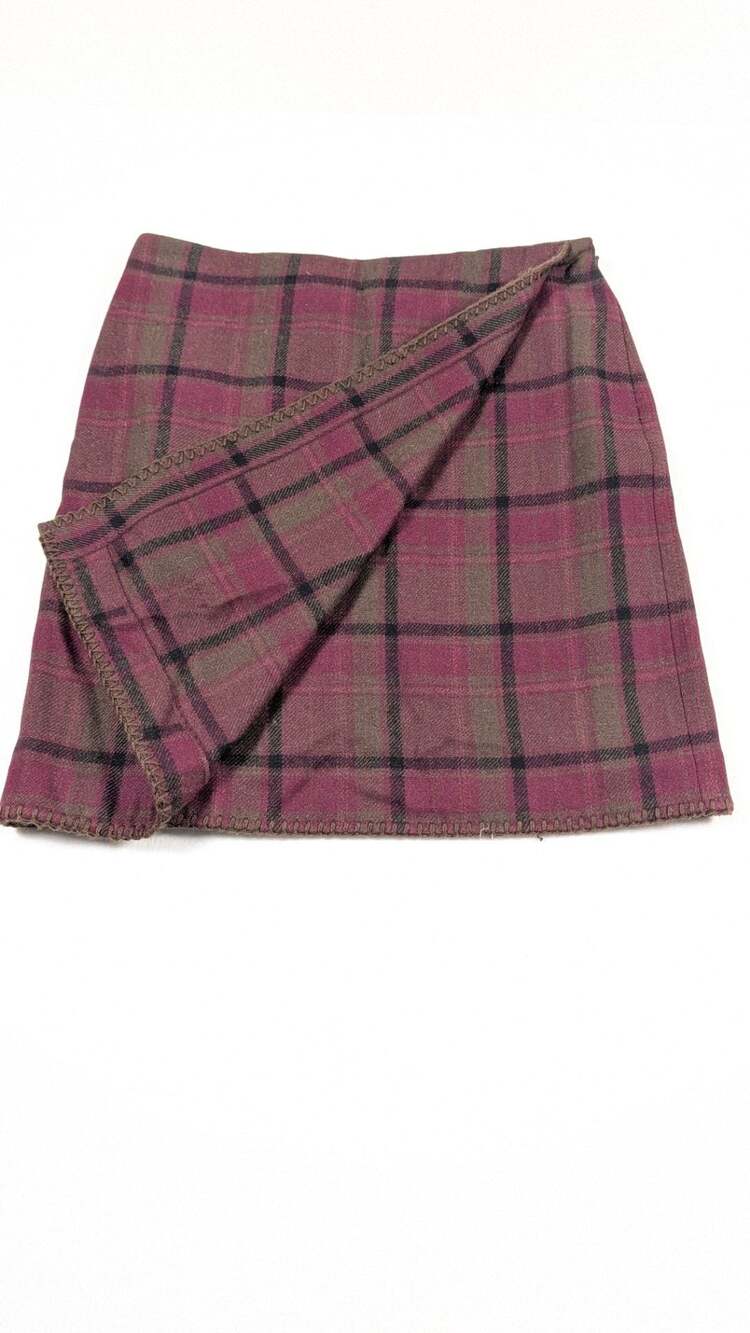 Eddie Bauer Plaid Wool Skirt - Picture 4 of 8